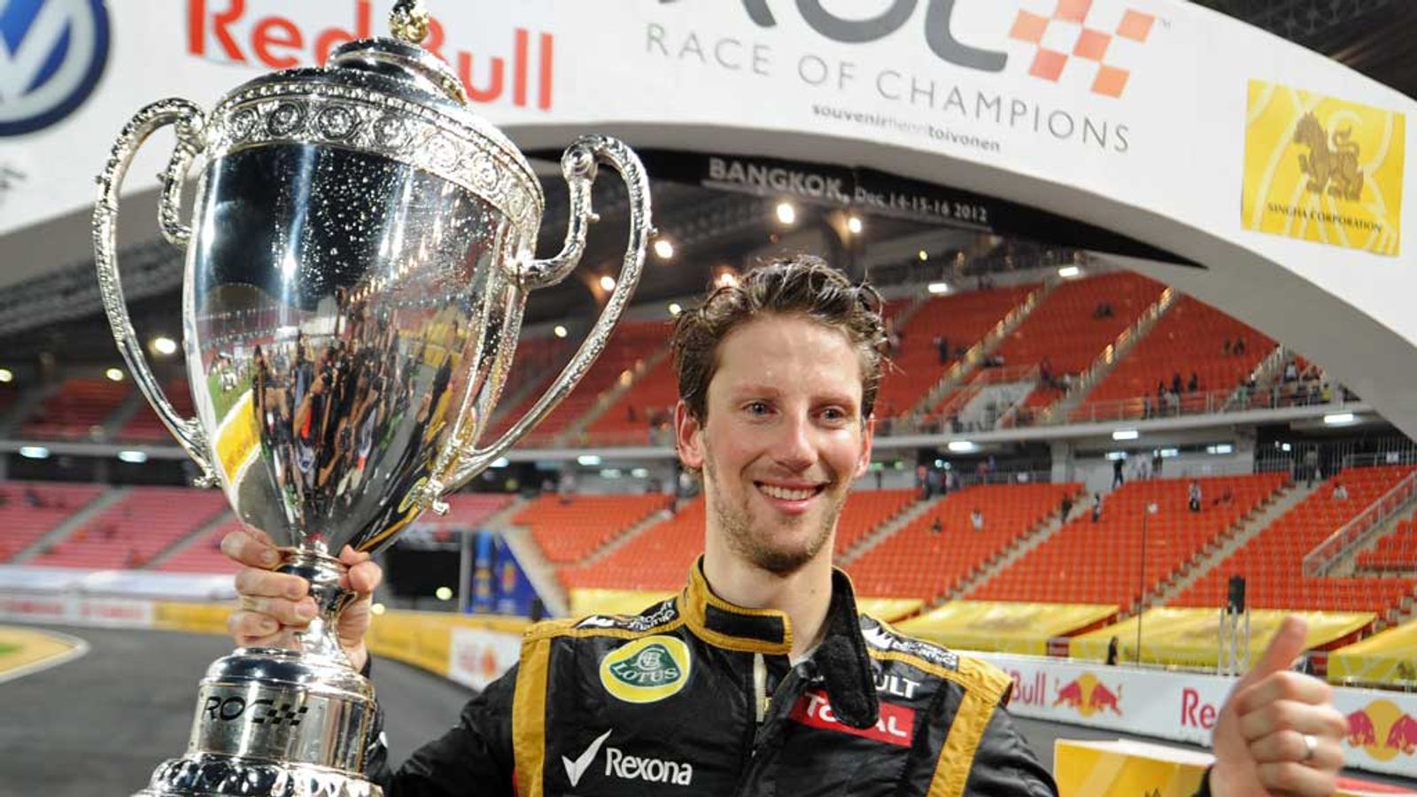 Romain Grosjean wins Champion of Champions event at Race of