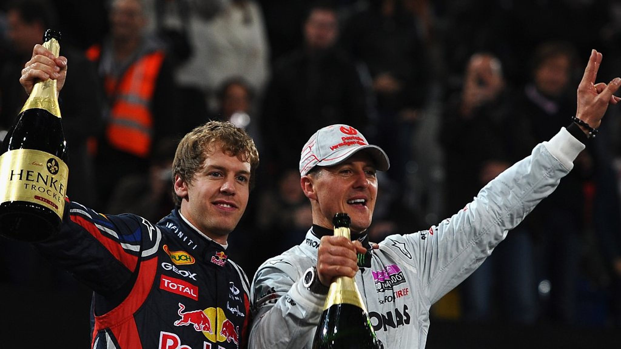 Sebastian Vettel pays tribute to 'hero' Michael Schumacher ...