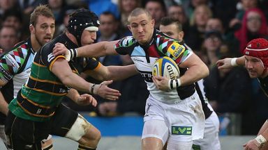 Mike Brown: Terrific under the high ball for Quins