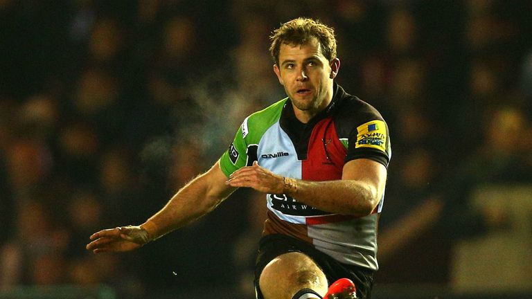 Nick Evans: Quins stand-off contributed 17 points from the boot