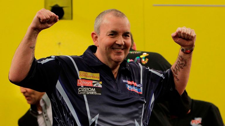 Phil Taylor: Stormed to victory over Huybrechts in the final