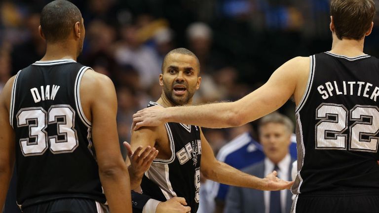 Tony Parker (C): led the way for the Spurs with 19 points and 12 assists