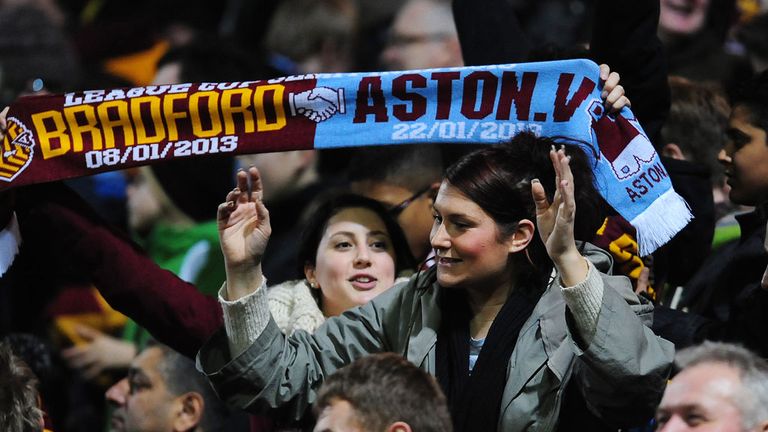 The home supporters were on cloud nine...but will their team be able to go on and book a place at Wembley?