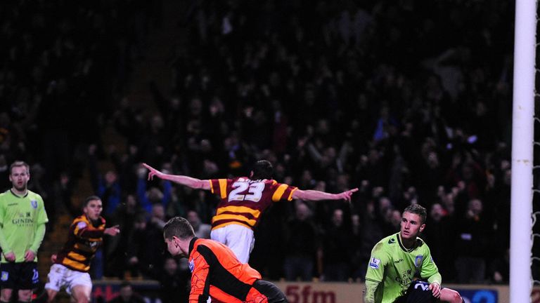 The Bantams were in dreamland as Rory McArdle doubled their lead with a superb header