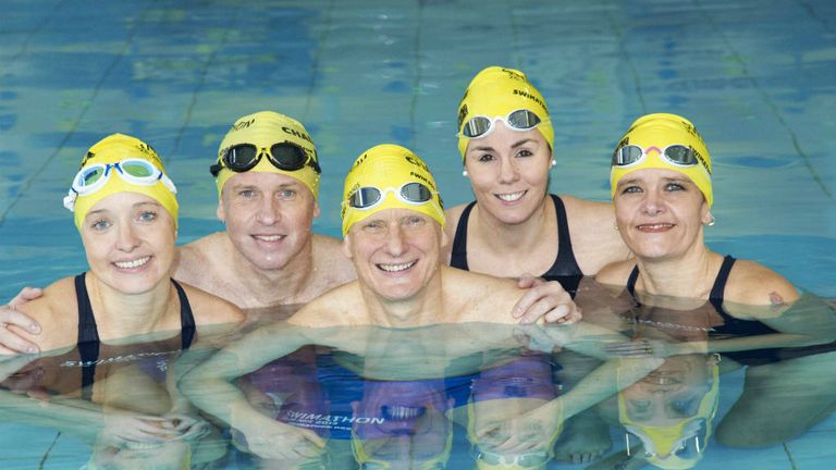 Duncan Goodhew: Swimathon Squad 2013 for Marie Curie Cancer Care