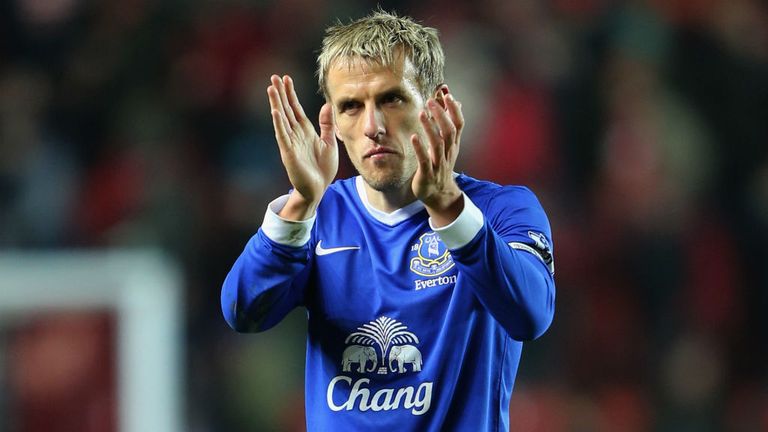 Everton and Phil Neville had to settle for a point after failing to produce one of their better performances