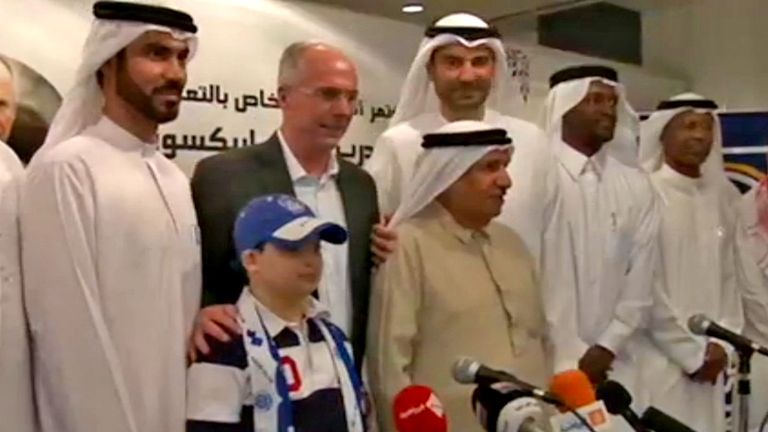 Sven Goran Eriksson: The former England boss has taken a job with Al-Nasr
