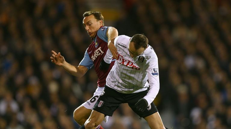 Mark Noble: Has returned to action quicker than expected after undergoing shoulder surgery