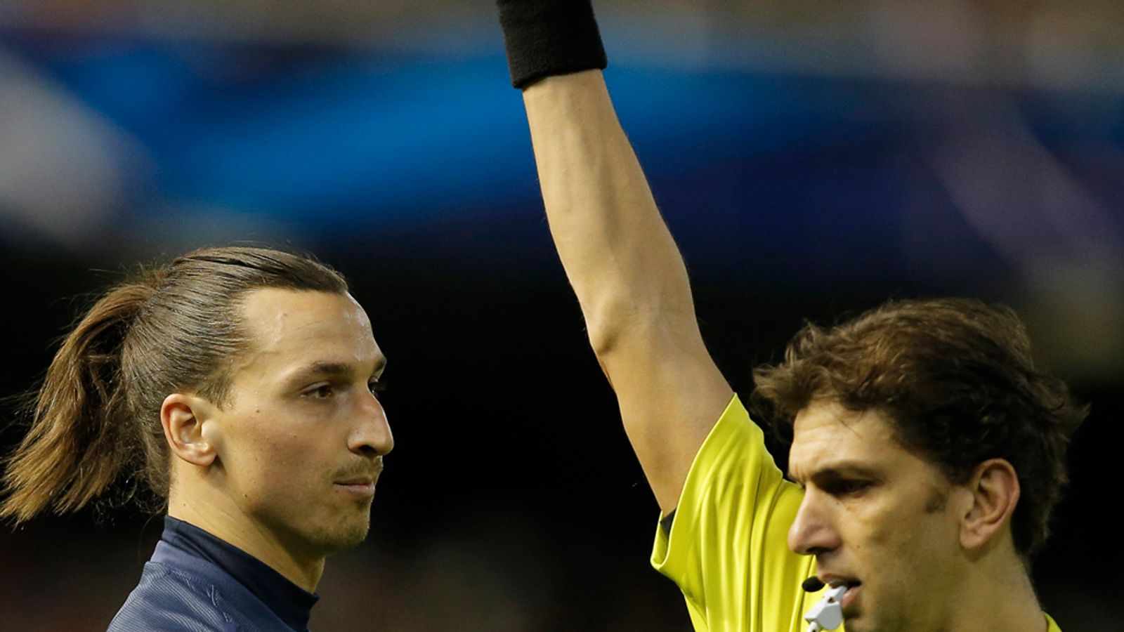 UEFA hand Zlatan Ibrahimovic two-match ban following Valencia red card | Football News | Sky Sports