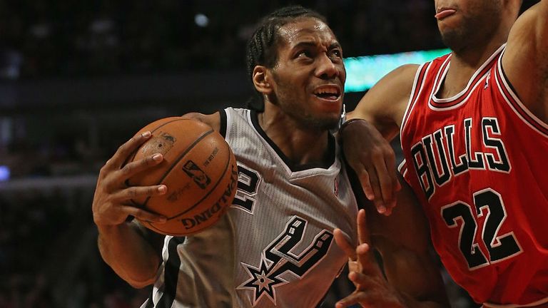 Kawhi Leonard hits career best for San Antonio Spurs
