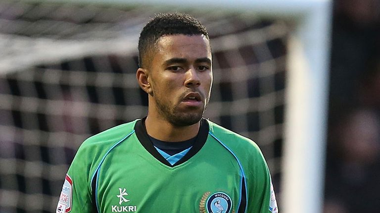 Wycombe keeper Jordan Archer kept a clean sheet but was subjected to an unpleasant attack