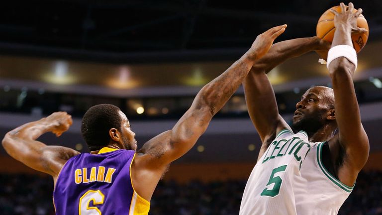 Kevin Garnett: Scored 15 poionts in the Celtics&#39; win