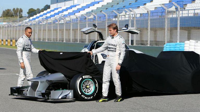 Off come the covers on the new Mercedes