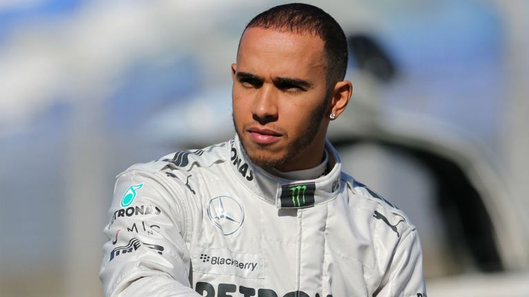 Lewis Hamilton is his new colours
