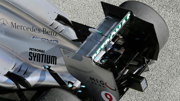 The rear of the W04