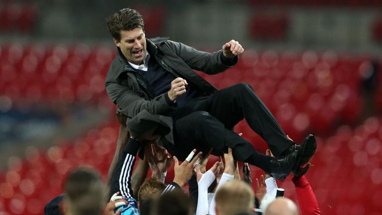 Michael Laudrup: Enjoying impressive debut season at Swansea