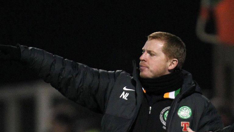 Neil Lennon: Started with Gary Hooper on substitutes' bench