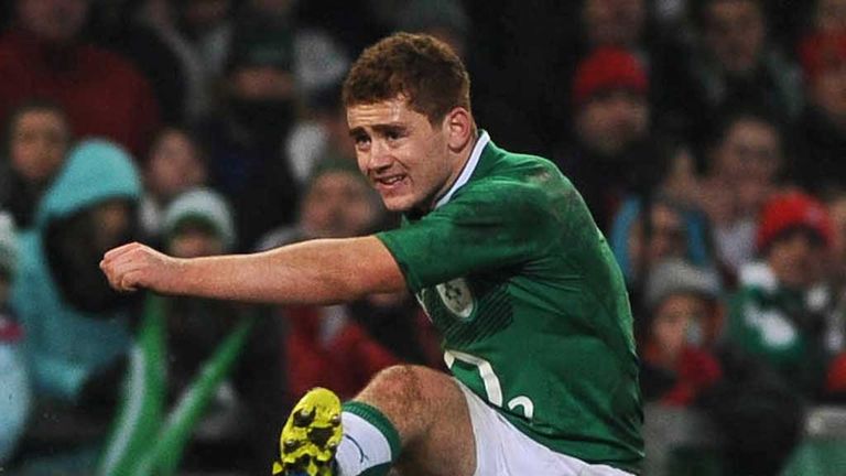 Paddy Jackson in action for an Ireland XV against Fiji last year