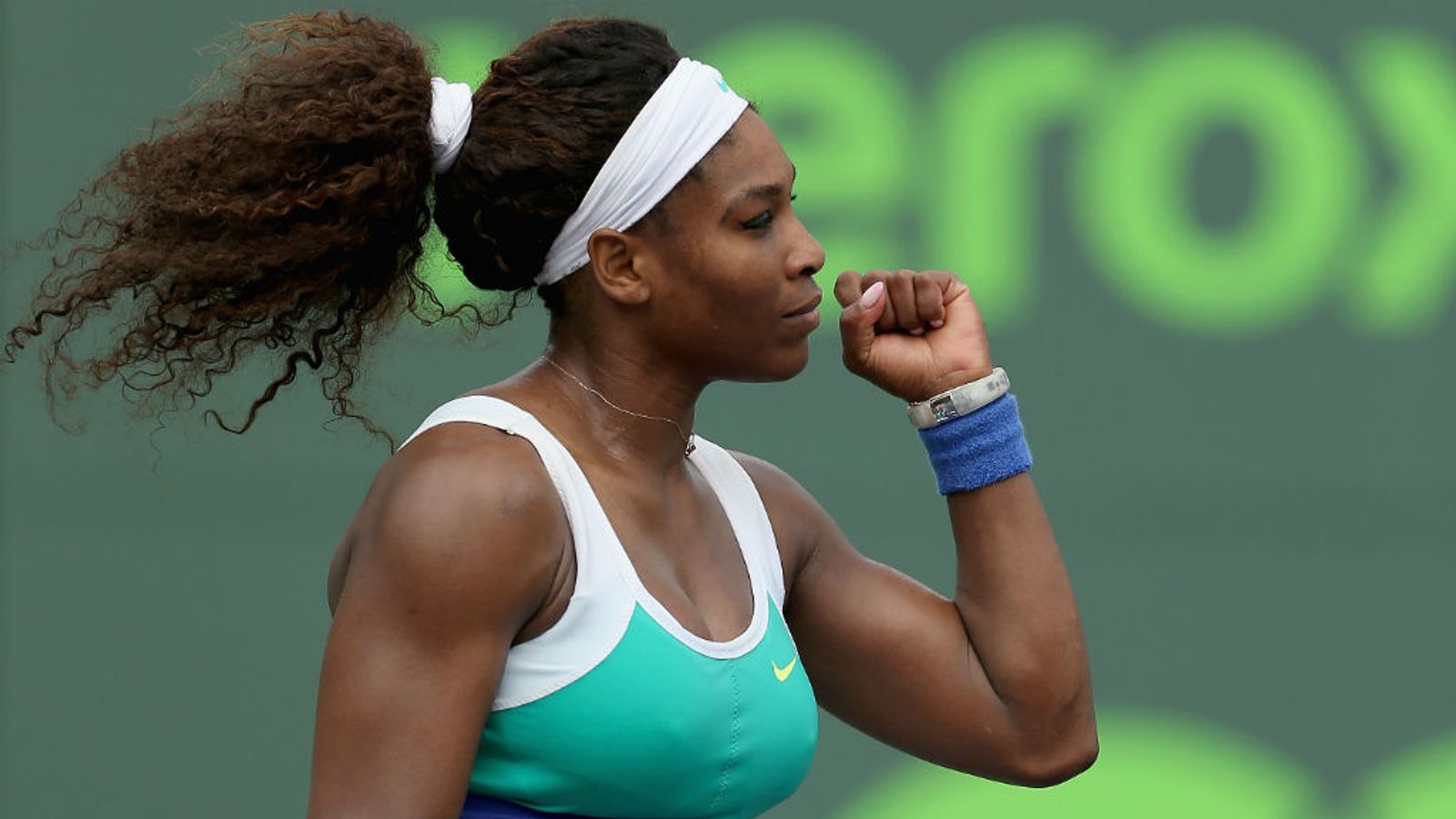 Serena Williams: bidding for back-to-back titles after winning in Miami las...