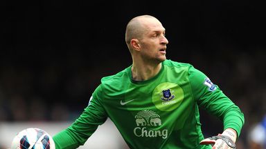 Image of Jan Mucha: Out of contract at Everton in the summer