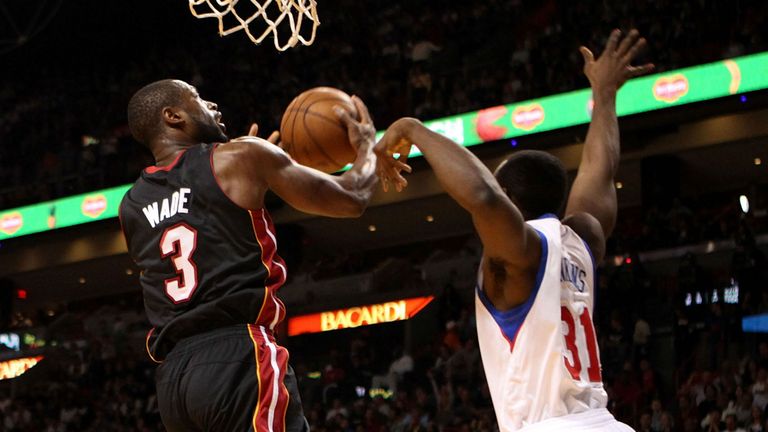 Dwyane Wade: Scored 22 points for the Heat