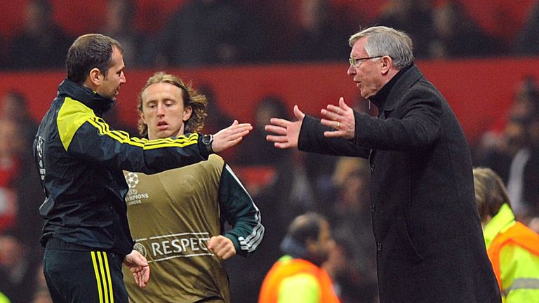 Sir Alex Ferguson: Manchester United manager expresses his frustration after Nani's red card against Real Madrid