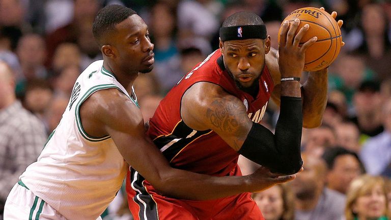 LeBron James (R): Ensured Miami's winning run continued