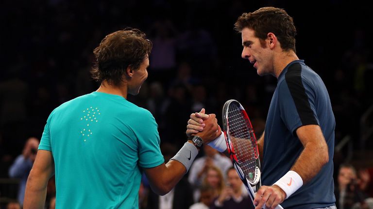 Rafa Nadal beaten by Juan Martin Del Potro at New York's Madison Square ...