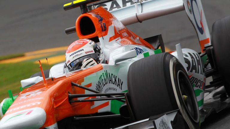 Adrian Sutil: Led his comeback race