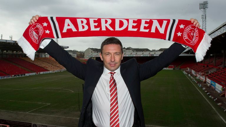 Derek McInnes has been named as the next manager of Aberdeen
