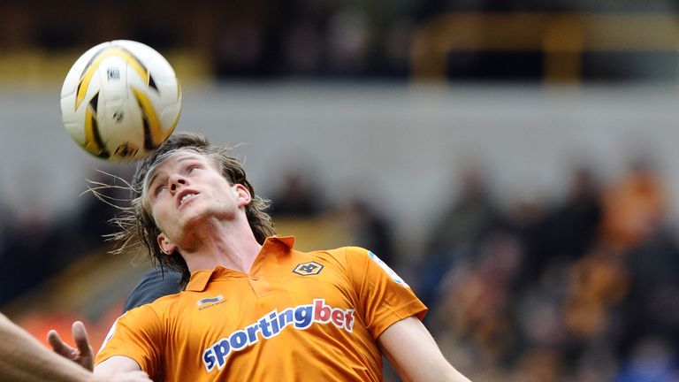 Bjorn Sigurdarson of Wolves in action during the npower Championship match between Wolverhampton Wanderers and Cardiff City