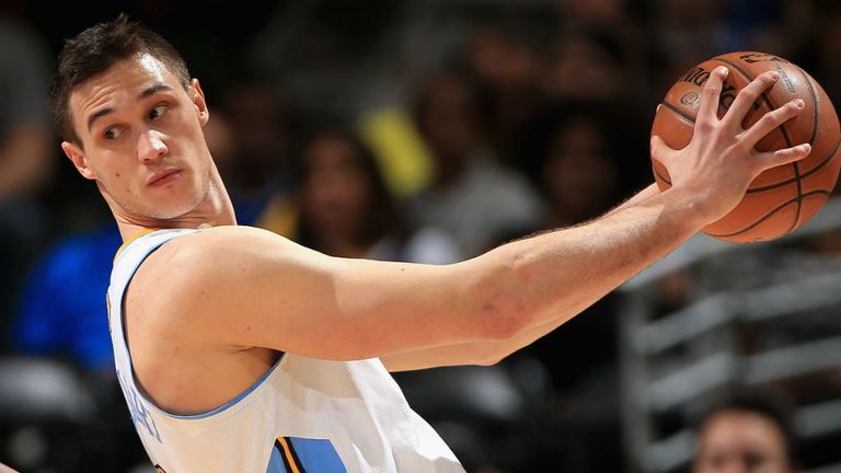 Danilo Gallinari: top-scored for the Nuggets, who have now won 17 on the trot at home