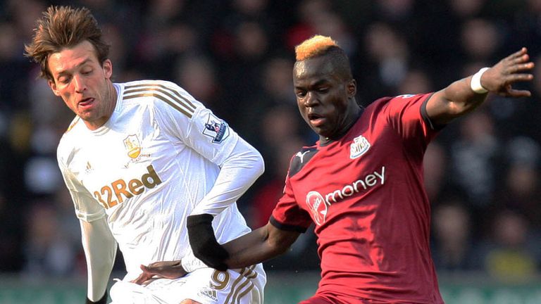 Cheick Tiote: Booked for the 11th time this season against Swansea