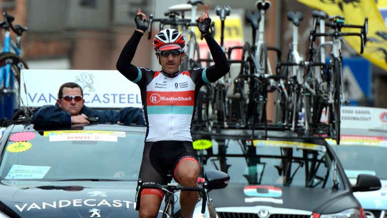 The Swiss rider wrapping up his third victory in four seasons