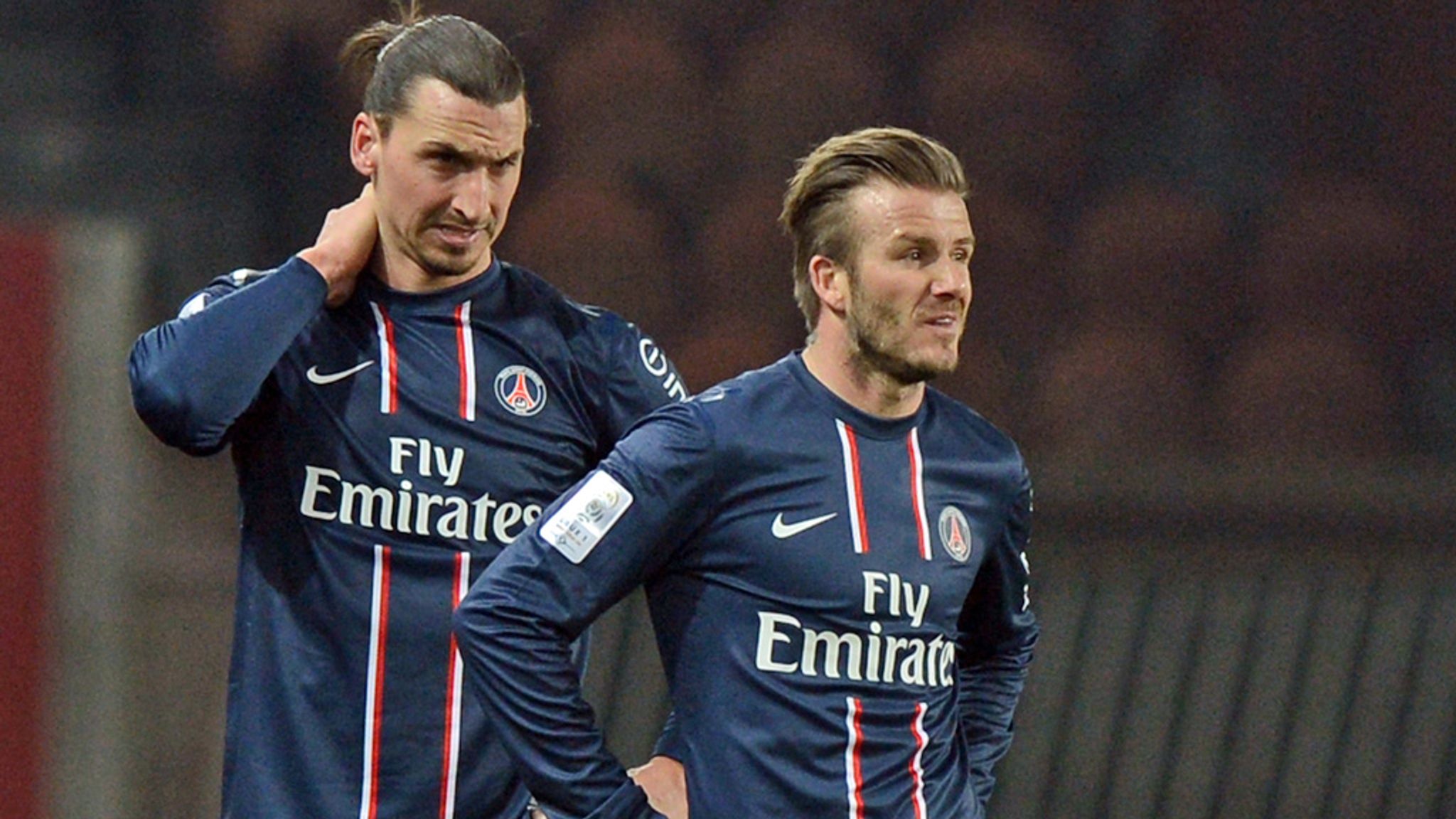 Zlatan Ibrahimovic hails influence of David Beckham since his arrival at PSG  | Football News | Sky Sports