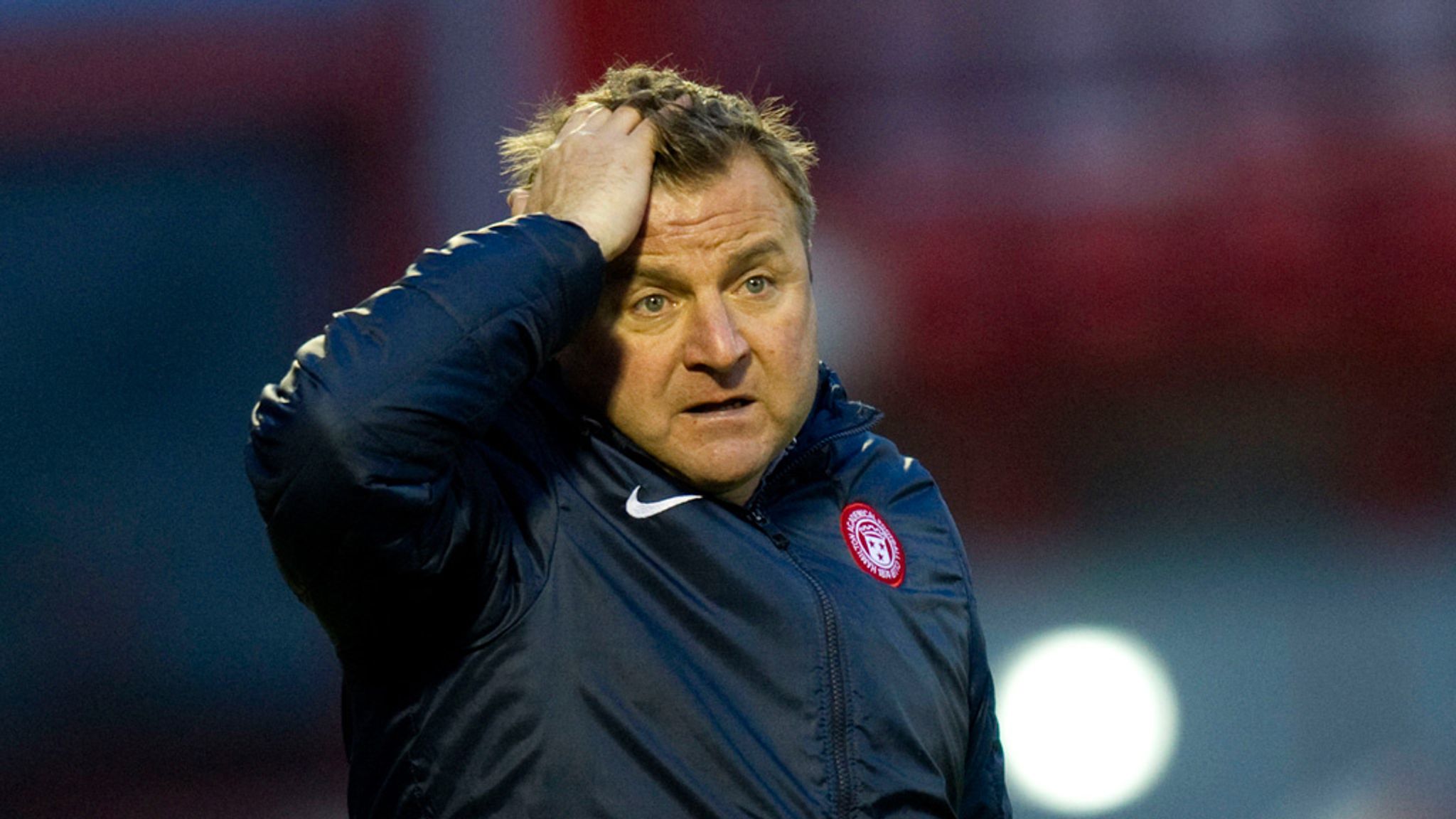 Scottish First Division Billy Reid leaves Hamilton Academical