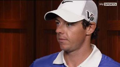 Rory frustrated at mistakes