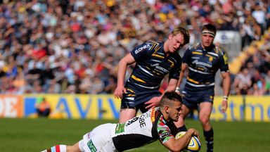 Danny Care: Scored a brace in Harlequins' 42-26 win at Worcester