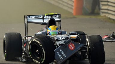 Esteban Gutierrez: Will take a grid penalty in Bahrain after crash