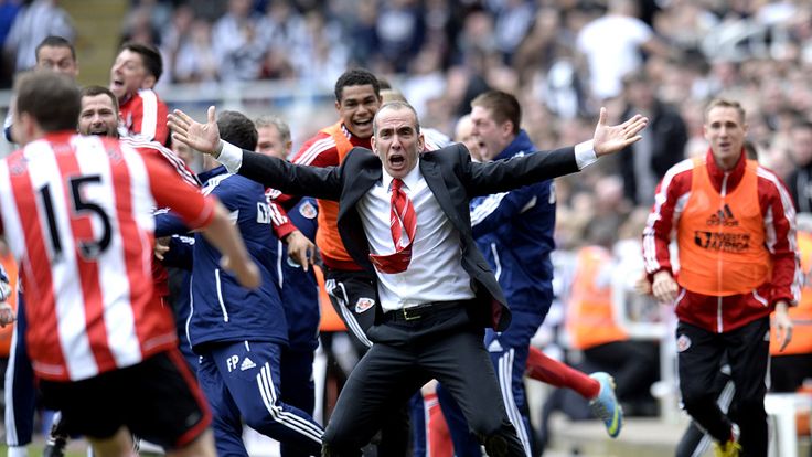Paolo Di Canio was his usual unassuming self in last season's Tyne-Wear derby at St James' Park