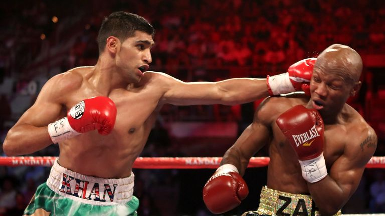 Khan attacked and conquered Zab Judah out in Las Vegas