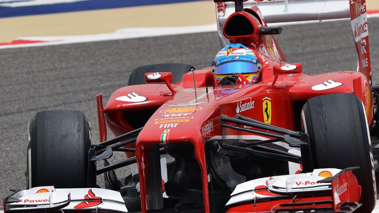 Fernando Alonso will line up on the second row