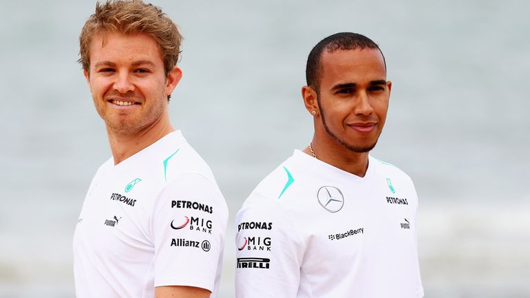 Hamilton and Rosberg: Closely matched so far