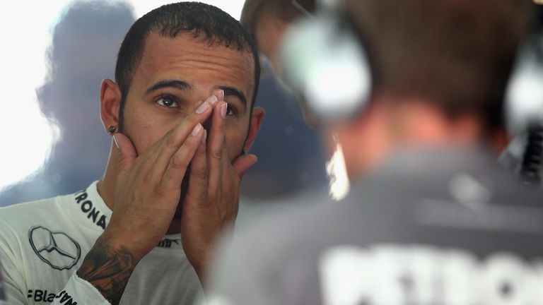 Lewis Hamilton suffered a grid penalty