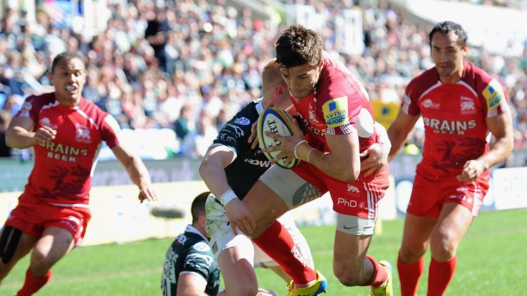 London Welsh in Aviva Premiership action