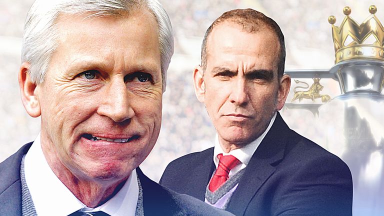 Alan Pardew and Paolo Di Canio ahead of the Premier League clash between Newcastle and Sunderland.