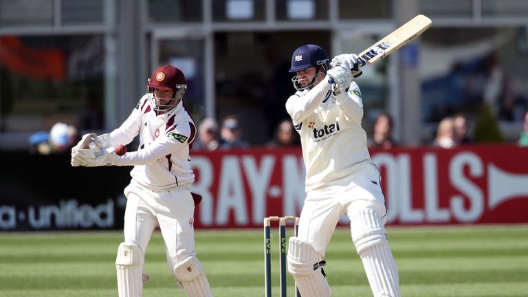 Alex Gidman of Gloucestershire batting during the LV= County Championship match against Northamptonshire