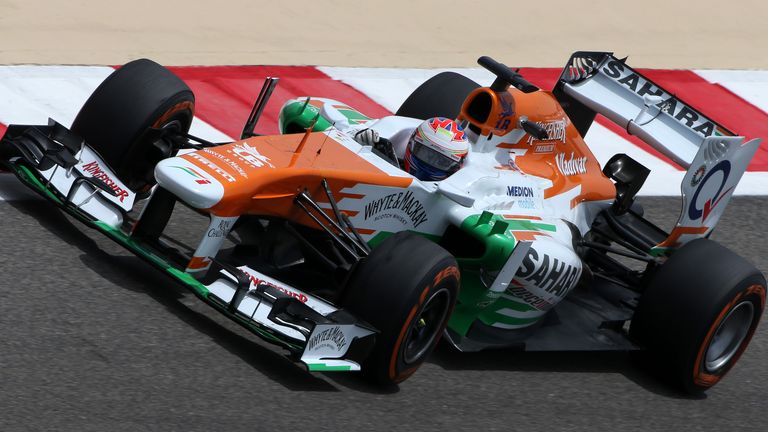 Paul di Resta in action