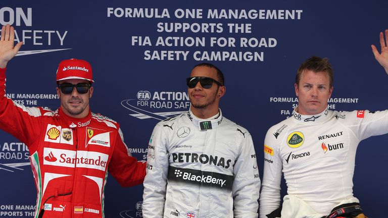 The Chinese GP qualifying top three