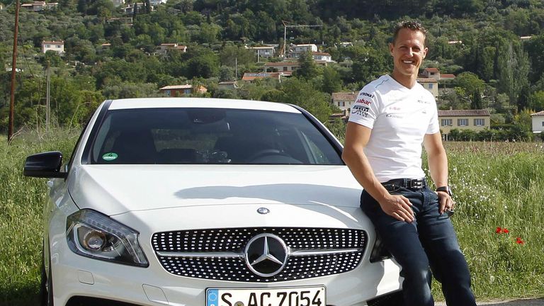 Michael Schumacher has become a brand ambassador at Mercedes-Benz